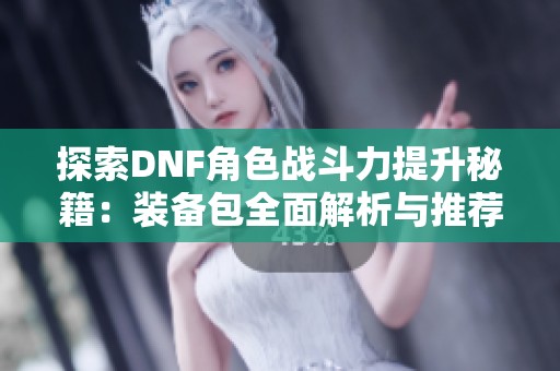 探索DNF角色战斗力提升秘籍：装备包全面解析与推荐