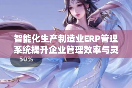 智能化生产制造业ERP管理系统提升企业管理效率与灵活性