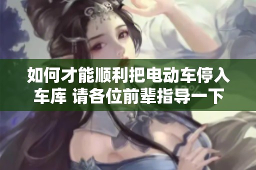 如何才能顺利把电动车停入车库 请各位前辈指导一下