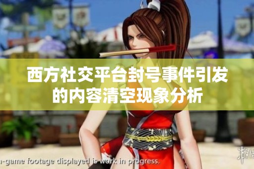 西方社交平台封号事件引发的内容清空现象分析