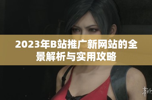 2023年B站推广新网站的全景解析与实用攻略