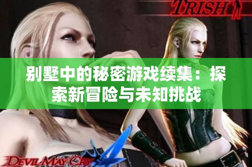 别墅中的秘密游戏续集：探索新冒险与未知挑战