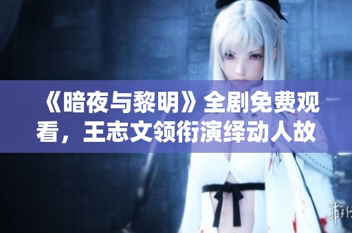 《暗夜与黎明》全剧免费观看，王志文领衔演绎动人故事