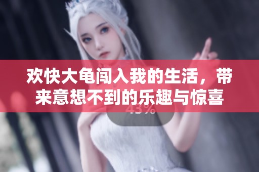 欢快大龟闯入我的生活，带来意想不到的乐趣与惊喜