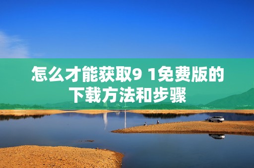 怎么才能获取9 1免费版的下载方法和步骤