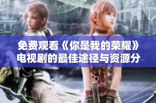 免费观看《你是我的荣耀》电视剧的最佳途径与资源分享