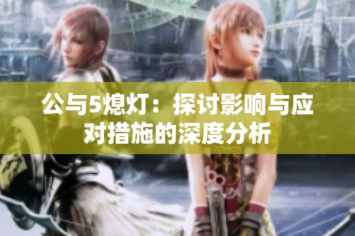 公与5熄灯：探讨影响与应对措施的深度分析