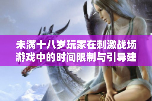 未满十八岁玩家在刺激战场游戏中的时间限制与引导建议