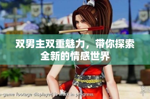 双男主双重魅力，带你探索全新的情感世界