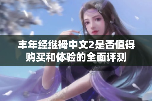 丰年经继拇中文2是否值得购买和体验的全面评测