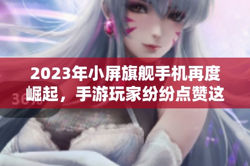 2023年小屏旗舰手机再度崛起，手游玩家纷纷点赞这项强力新功能