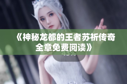《神秘龙都的王者苏祈传奇全章免费阅读》