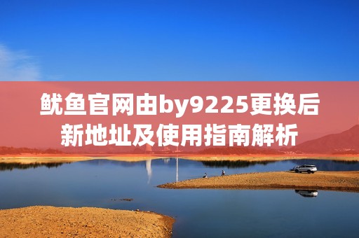 鱿鱼官网由by9225更换后新地址及使用指南解析