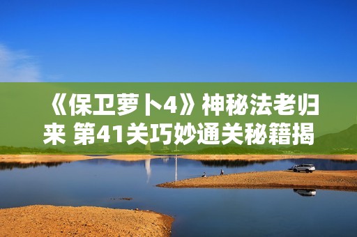 《保卫萝卜4》神秘法老归来 第41关巧妙通关秘籍揭秘