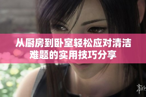 从厨房到卧室轻松应对清洁难题的实用技巧分享