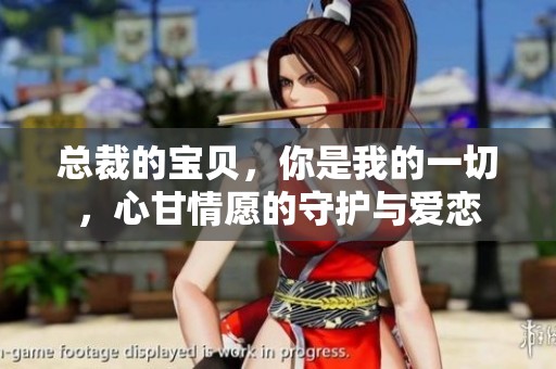 总裁的宝贝，你是我的一切，心甘情愿的守护与爱恋