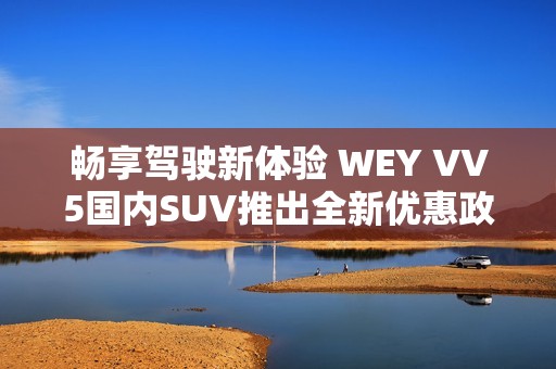 畅享驾驶新体验 WEY VV5国内SUV推出全新优惠政策