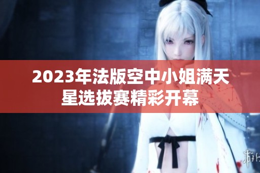 2023年法版空中小姐满天星选拔赛精彩开幕