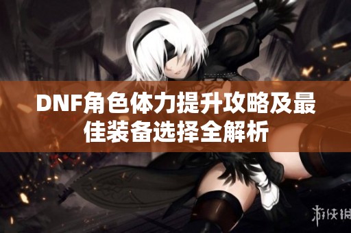 DNF角色体力提升攻略及最佳装备选择全解析