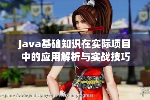 Java基础知识在实际项目中的应用解析与实战技巧