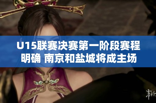 U15联赛决赛第一阶段赛程明确 南京和盐城将成主场