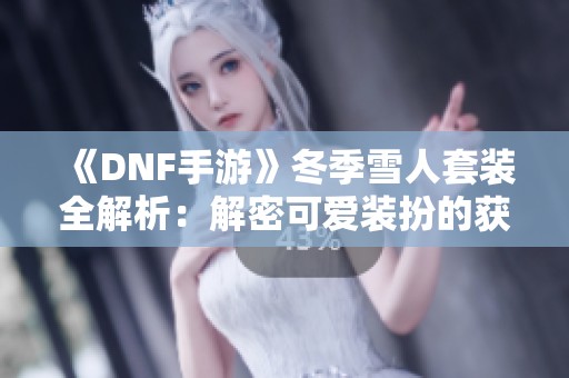 《DNF手游》冬季雪人套装全解析：解密可爱装扮的获取方法与技巧