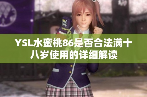 YSL水蜜桃86是否合法满十八岁使用的详细解读