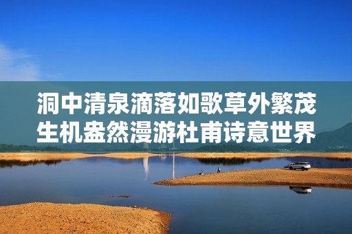 洞中清泉滴落如歌草外繁茂生机盎然漫游杜甫诗意世界