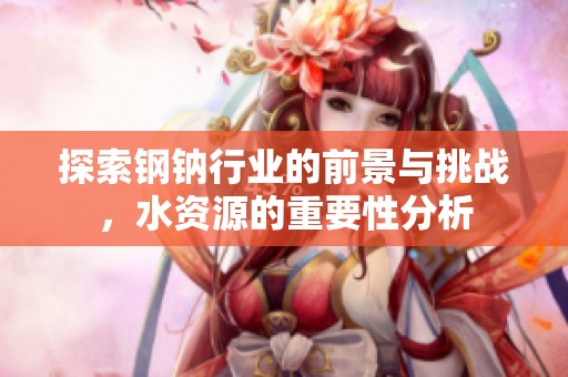 探索钢钠行业的前景与挑战，水资源的重要性分析