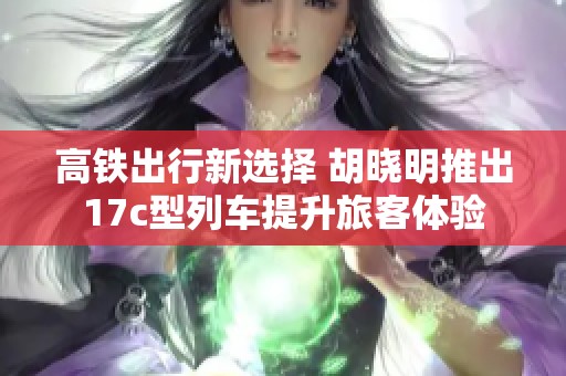 高铁出行新选择 胡晓明推出17c型列车提升旅客体验