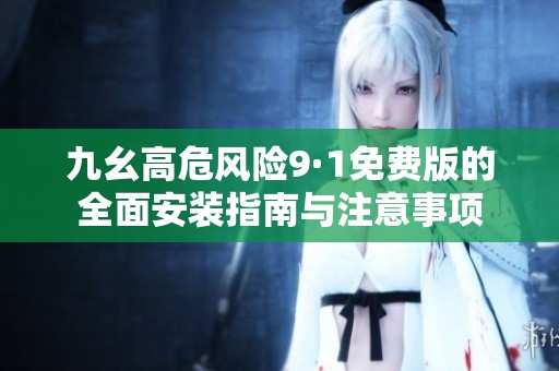 九幺高危风险9·1免费版的全面安装指南与注意事项