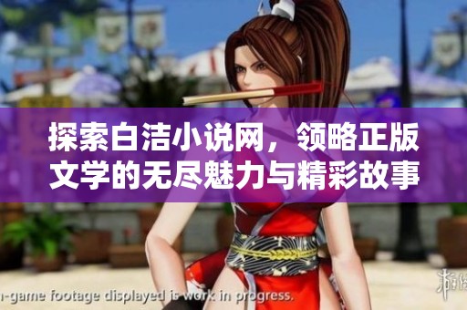 探索白洁小说网，领略正版文学的无尽魅力与精彩故事