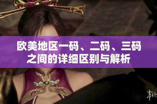 欧美地区一码、二码、三码之间的详细区别与解析