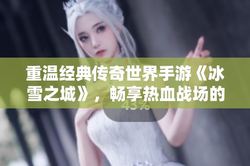 重温经典传奇世界手游《冰雪之城》，畅享热血战场的激情与挑战