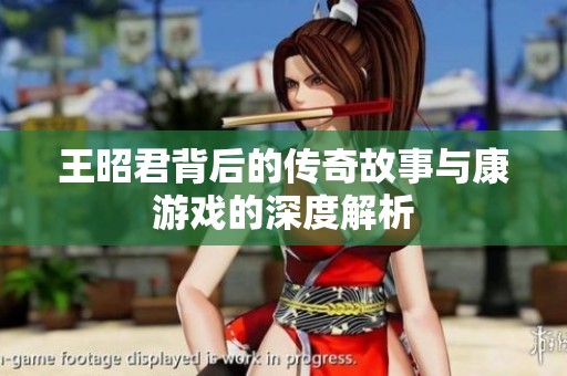 王昭君背后的传奇故事与康游戏的深度解析