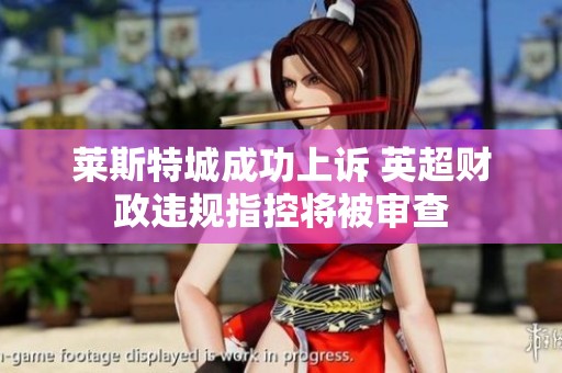 莱斯特城成功上诉 英超财政违规指控将被审查