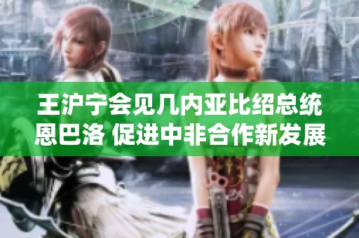 王沪宁会见几内亚比绍总统恩巴洛 促进中非合作新发展