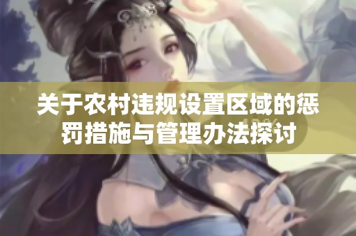 关于农村违规设置区域的惩罚措施与管理办法探讨