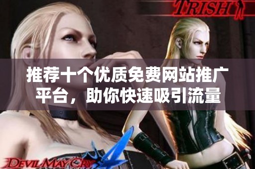 推荐十个优质免费网站推广平台，助你快速吸引流量