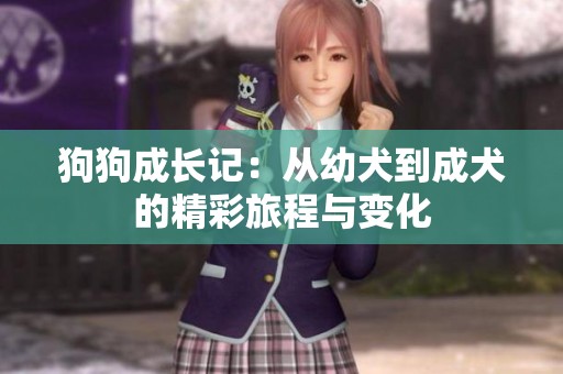 狗狗成长记：从幼犬到成犬的精彩旅程与变化