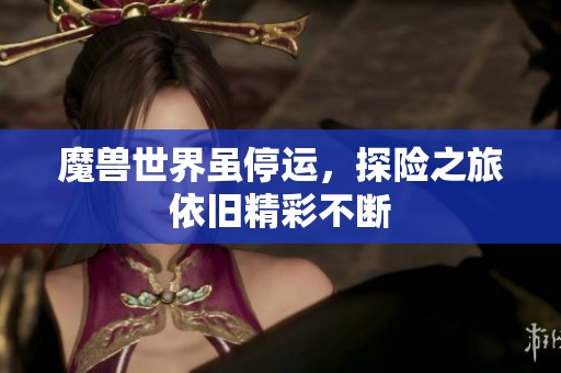魔兽世界虽停运，探险之旅依旧精彩不断