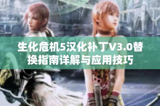 生化危机5汉化补丁V3.0替换指南详解与应用技巧