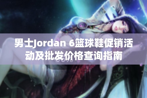 男士Jordan 6篮球鞋促销活动及批发价格查询指南