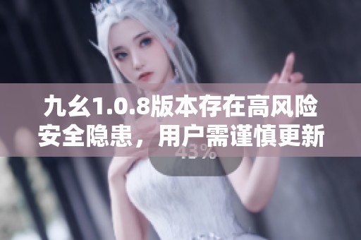 九幺1.0.8版本存在高风险安全隐患，用户需谨慎更新
