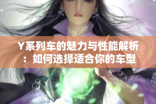 Y系列车的魅力与性能解析：如何选择适合你的车型