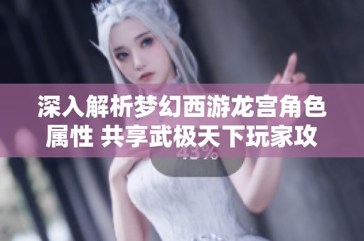 深入解析梦幻西游龙宫角色属性 共享武极天下玩家攻略心得