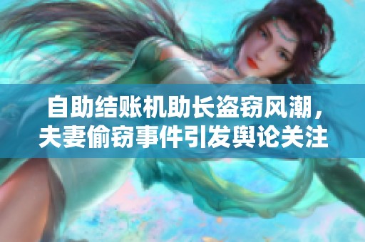 自助结账机助长盗窃风潮，夫妻偷窃事件引发舆论关注
