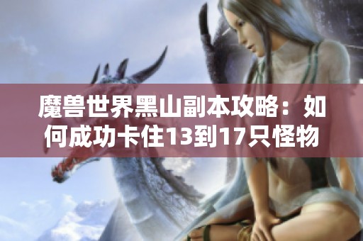 魔兽世界黑山副本攻略：如何成功卡住13到17只怪物
