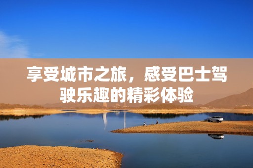 享受城市之旅，感受巴士驾驶乐趣的精彩体验