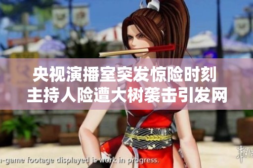 央视演播室突发惊险时刻 主持人险遭大树袭击引发网友热议